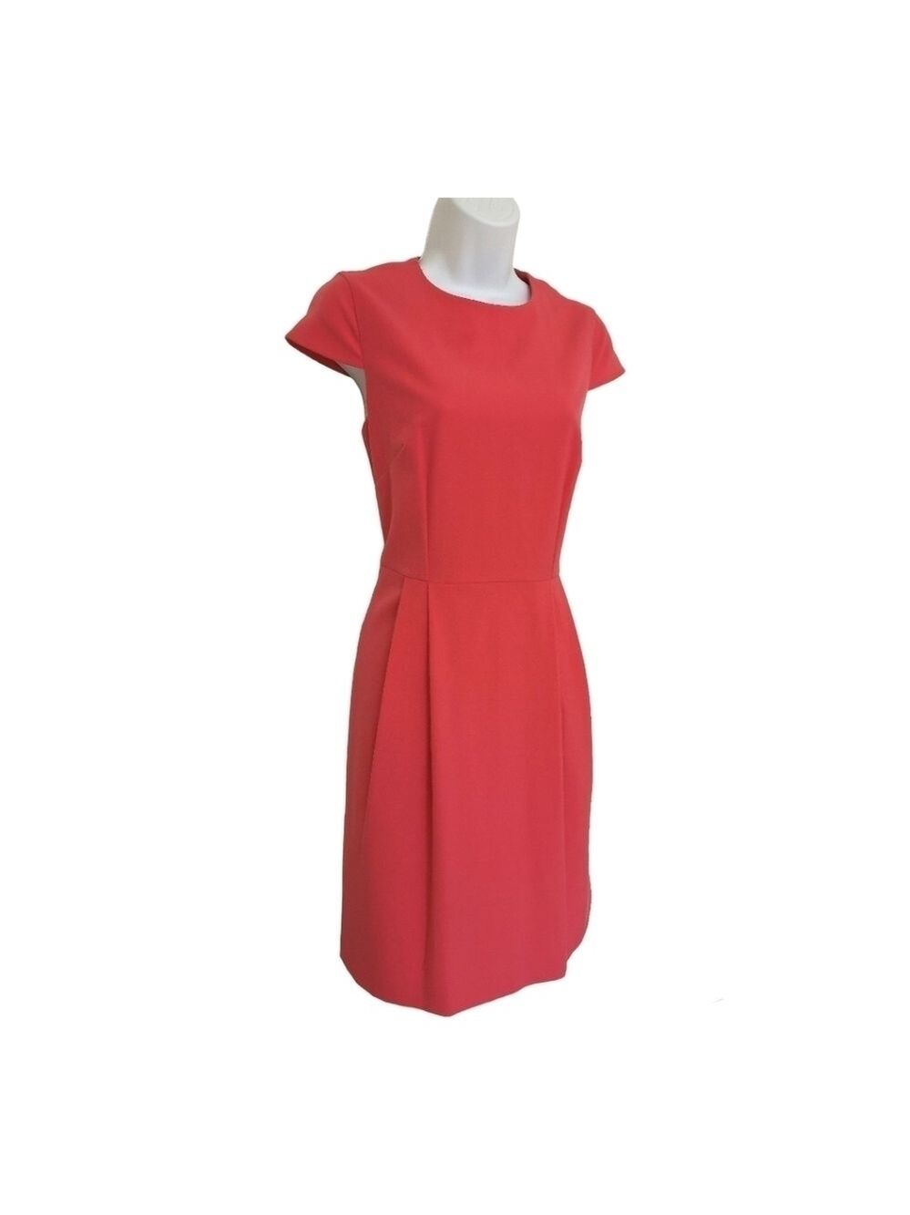 Marc New York peach coral  Sheath dress cap sleeve Size s
